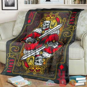 Playing Cards The King Custom Soft Blanket