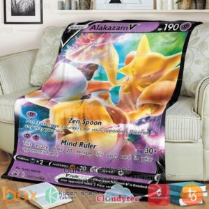 Pokemon Alakazam V Blanket 2