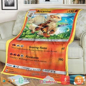 Pokemon Arcanine Blanket 3