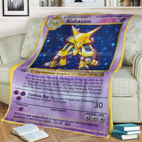 Pokemon Basic Alakazam Blanket Pokemon Basic Alakazam Blanket