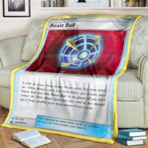 Pokemon Beast Ball Trainer Blanket