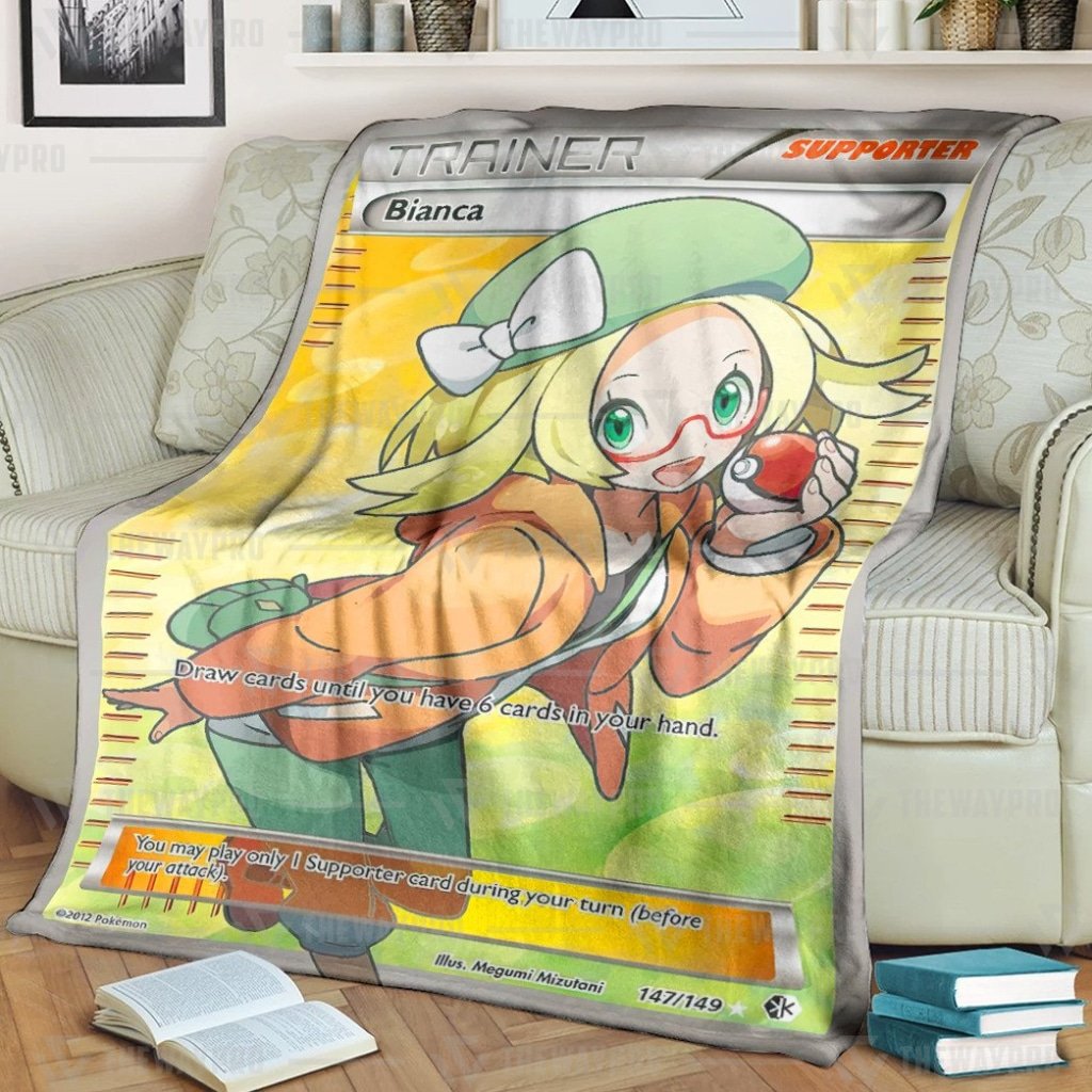 Pokemon Bianca Trainer Blanket Pokemon Bianca Trainer Blanket