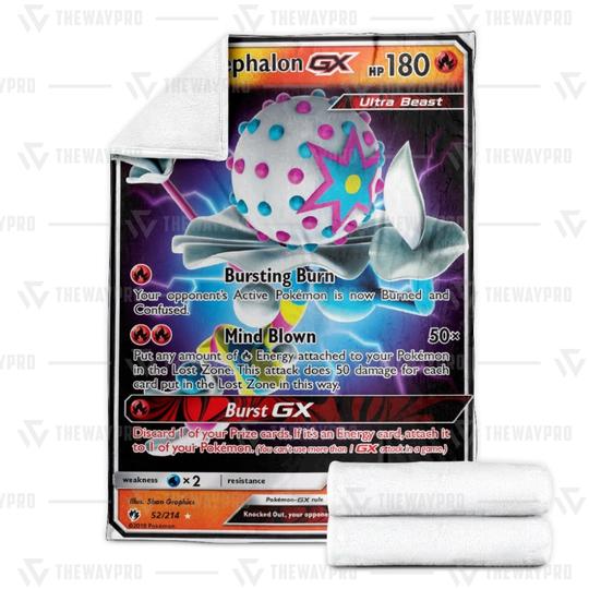 Pokemon Blacephalon Gx Soft Blanket Pokemon Blacephalon Gx Soft Blanket