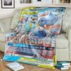 Pokemon Blastoise And Piplup Gx Cosmic Eclipse Blanket
