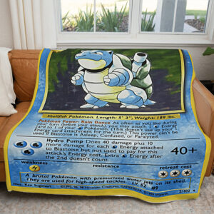 Pokemon Blastoise Blanket 2