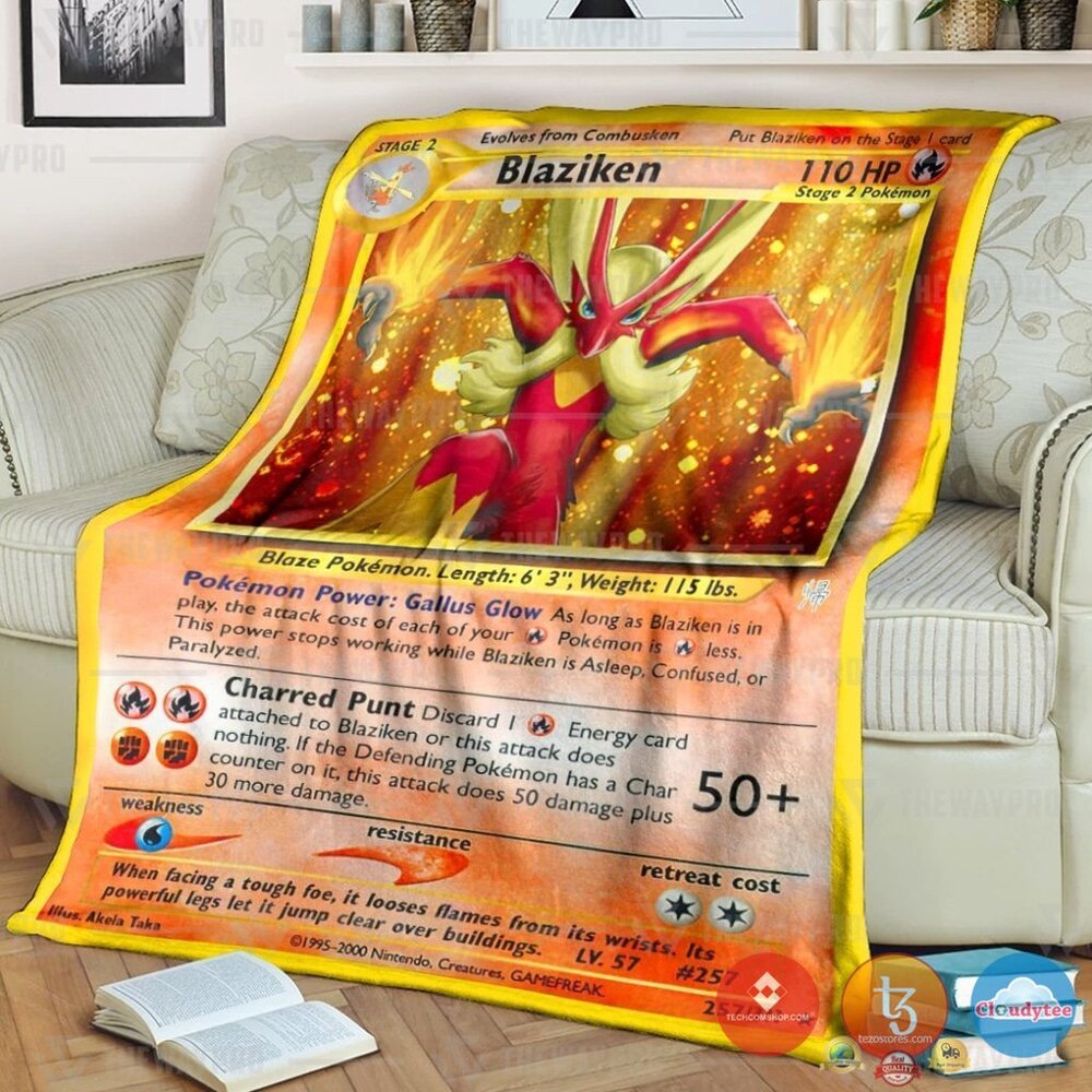 Pokemon Blaziken Blanket 2 Pokemon Blaziken Blanket 2