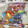 Pokemon Blaziken Vmax Chilling Reign Blanket 3