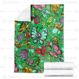 Pokemon Bug Soft Blanket