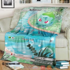 Pokemon Bulbasaur Soft Blanket