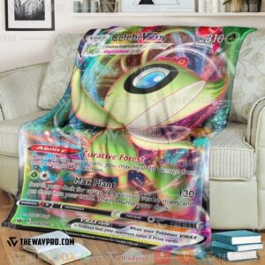 Pokemon Celebi Vmax Chilling Reign Soft Blanket
