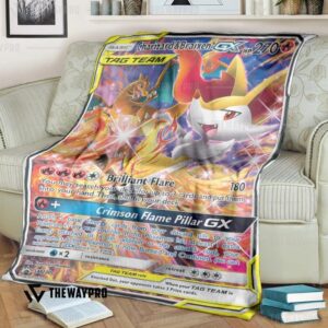 Pokemon Charizard And Braixen Gx Bedding Set And Quilt Blanket