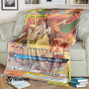 Pokemon Charizard Braixen Gx Cosmic Eclipse Bedding Set And Quilt Blanket