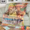 Pokemon Charizard Braixen Gx Cosmic Eclipse Blanket 2