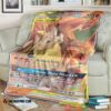 Pokemon Charizard Braixen Gx Cosmic Eclipse Soft Blanket