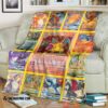 Pokemon Charizard Cards Version 2 Soft Blanket