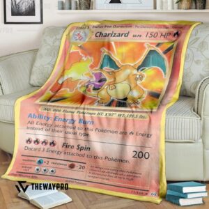 Pokemon Charizard Evolutions Bedding Set And Quilt Blanket