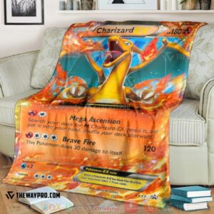 Pokemon Charizard Ex Xy Promos 2 Soft Blanket
