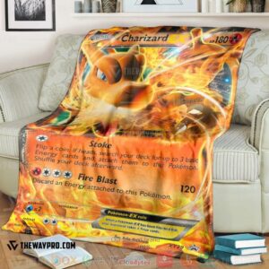 Pokemon Charizard Ex Xy Promos Soft Blanket