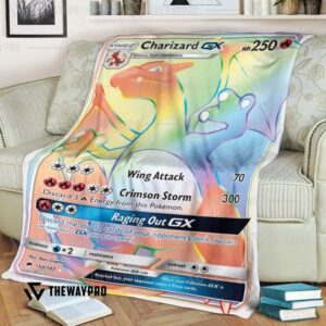 Pokemon Charizard Gx Custom Bedding Set And Quilt Blanket