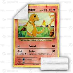 Pokemon Charmander Blanket