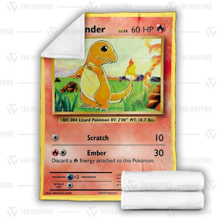 Pokemon Charmander Blanket Pokemon Charmander Blanket