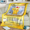 Pokemon Christmas Pikachu Full Print Soft Blanket