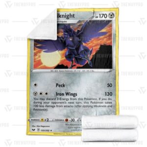 Pokemon Corviknight Soft Blanket