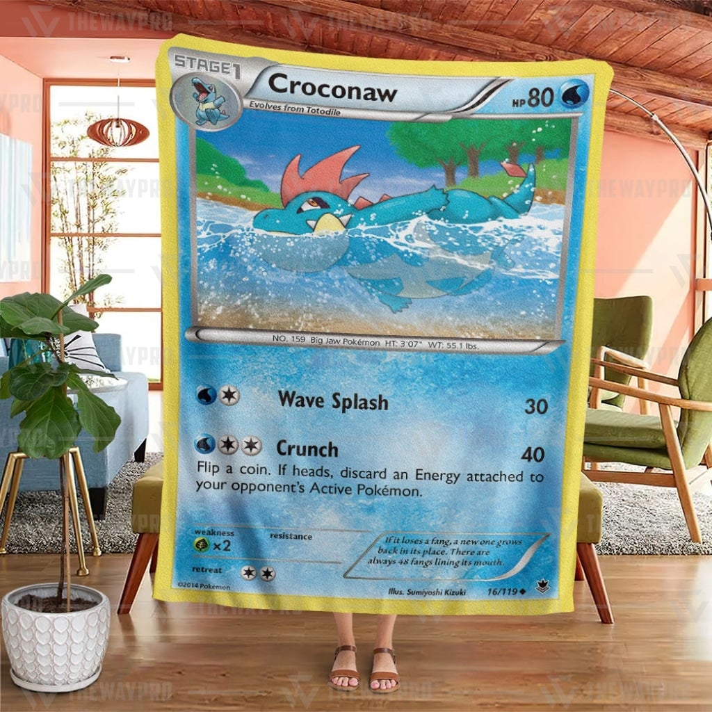 Pokemon Croconaw Phantom Forces Blanket Pokemon Croconaw Phantom Forces Blanket