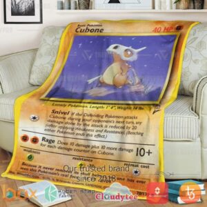 Pokemon Cubone Blanket 3