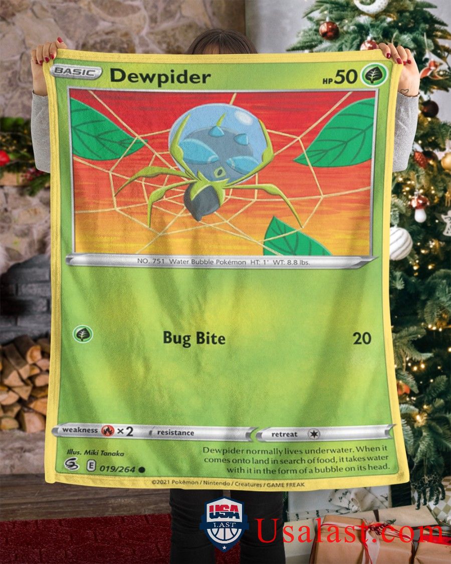Pokemon Dewpider Fusion Strike Blanket Pokemon Dewpider Fusion Strike Blanket