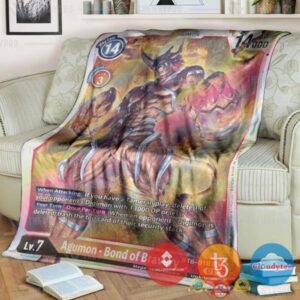 Pokemon Digimon Agumon Bond Of Bravery Soft Blanket