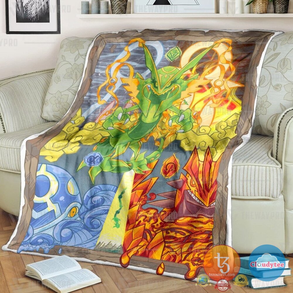Pokemon Dragons Ascent M Rayquaza P Groudon And Pkyogre Blanket Pokemon Dragons Ascent M Rayquaza P Groudon And Pkyogre Blanket