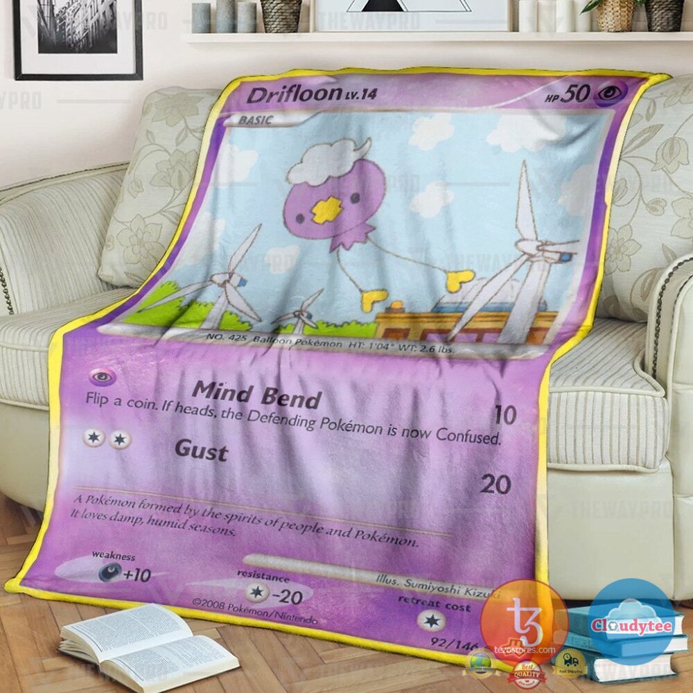 Pokemon Drifloon Pokemon Blanket Pokemon Drifloon Pokemon Blanket