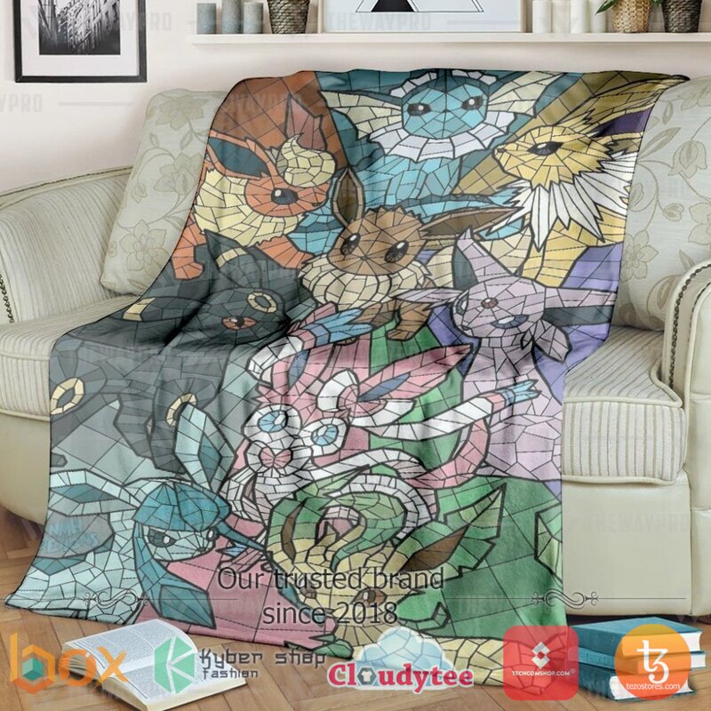 Pokemon Eevee And Eeveelutions Blanket 2 Pokemon Eevee And Eeveelutions Blanket 2