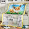 Pokemon Eevee Plasma Freeze Soft Blanket