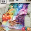 Pokemon Eevee Rainbow Blanket 2