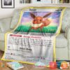 Pokemon Eevee Sun Moon Blanket