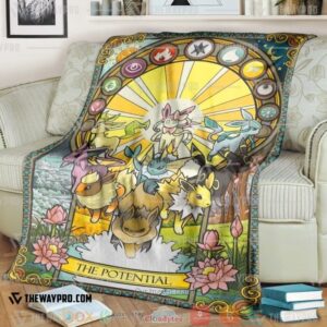 Pokemon Eevee The Potential Soft Blanket