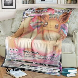 Pokemon Eevee Vmax Bedding Set And Quilt Blanket