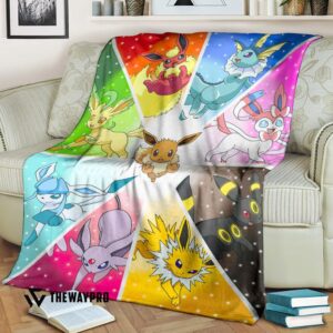 Pokemon Eeveelutions Bedding Set And Quilt Blanket