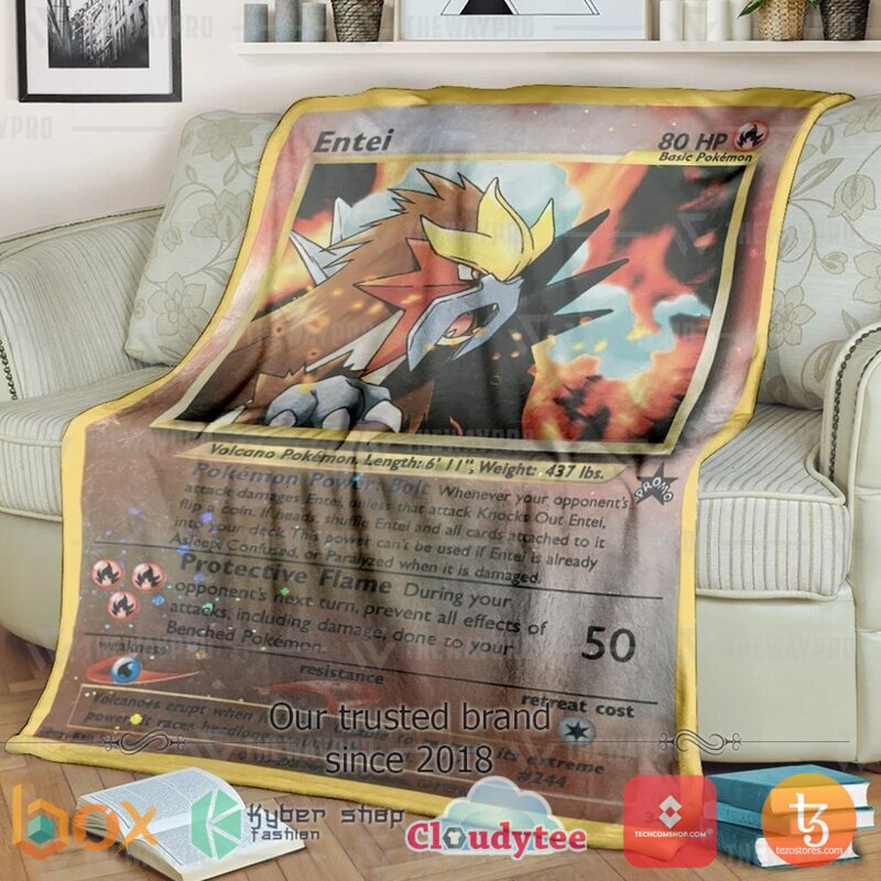 Pokemon Entei Blanket 2 Pokemon Entei Blanket 2