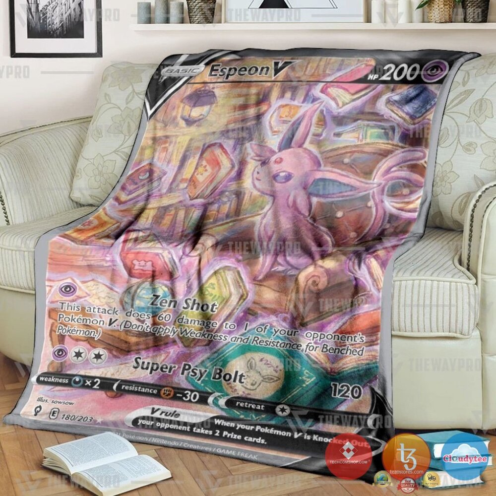 Pokemon Espeon V Blanket Pokemon Espeon V Blanket