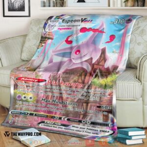 Pokemon Espeon Vmax Fusion Strike Soft Blanket