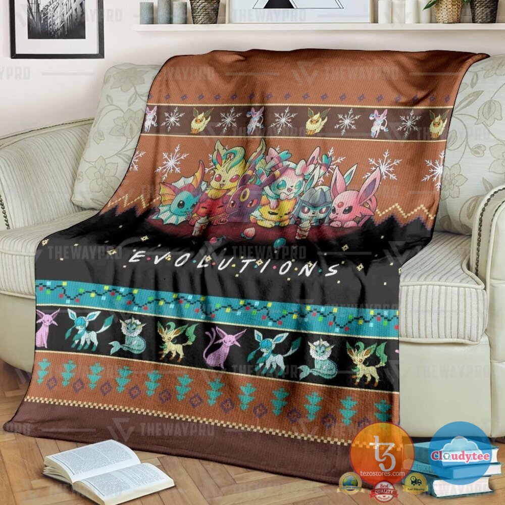 Pokemon Evolutions Blanket Pokemon Evolutions Blanket