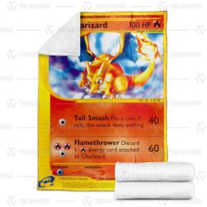 Pokemon Expedition Charizard Blanket