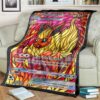 Pokemon Flareon Hybrid Vmax Stain Glass Blanket