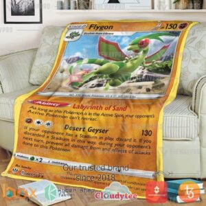 Pokemon Flygon Darkness Ablaze Blanket 2