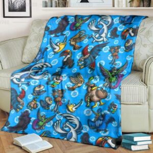 Pokemon Flying Soft Blanket