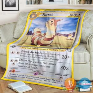 Pokemon Furret Neo Genesis Blanket