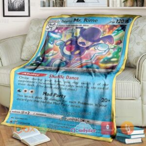 Pokemon Galarian Mr Rime Sword Shield Promos Blanket